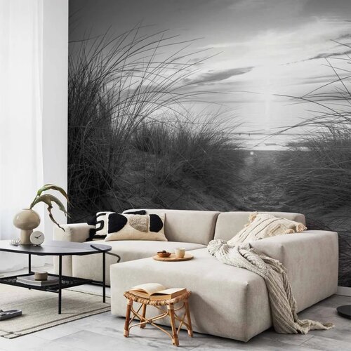  Foto tapeta - beach (black and white) 100x70 Cene