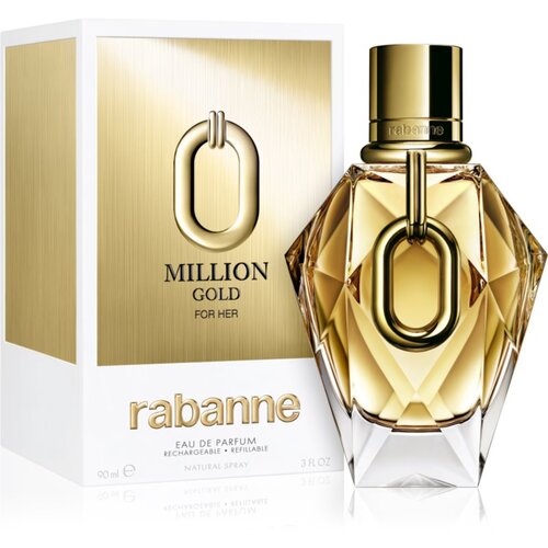 Rabanne Million Gold For Her parfemska voda punjiva za žene 90 ml Slike