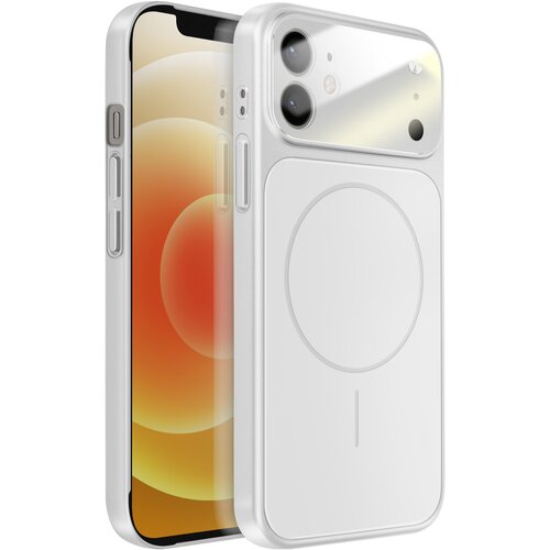 AVIZAR Ovitek za iPhone 12 MagSafe mat steklo AG Glass, Srebrna, (5000274597) Cene