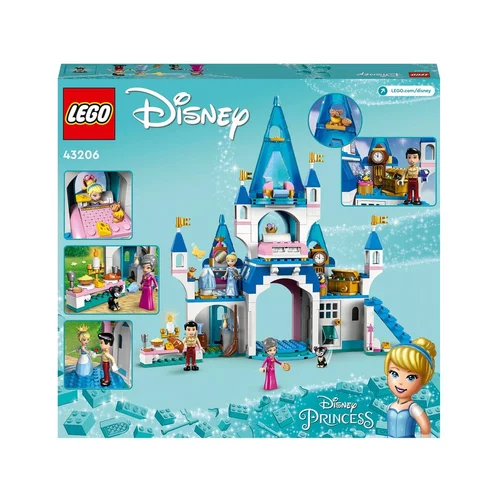 Lego ® disney Princess™ grad za pepelko in očarljivega princa 43206