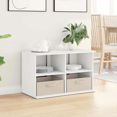  Stalak za TV s ladicama Bijelo 79 x 40 x 48 cm Slike