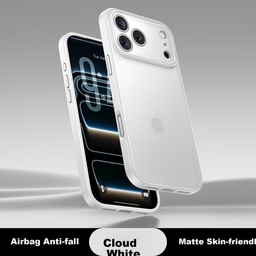  Mofei Maska za mobilni telefon iPhone 17 Pro, Providno-bela Cene