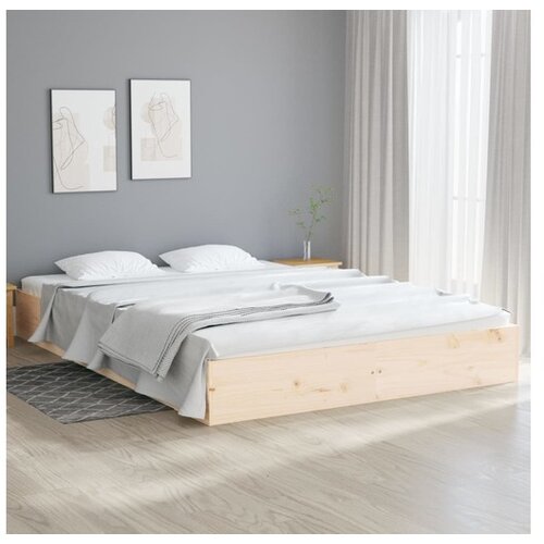  Posteljni okvir iz trdnega lesa 140x200 cm Cene