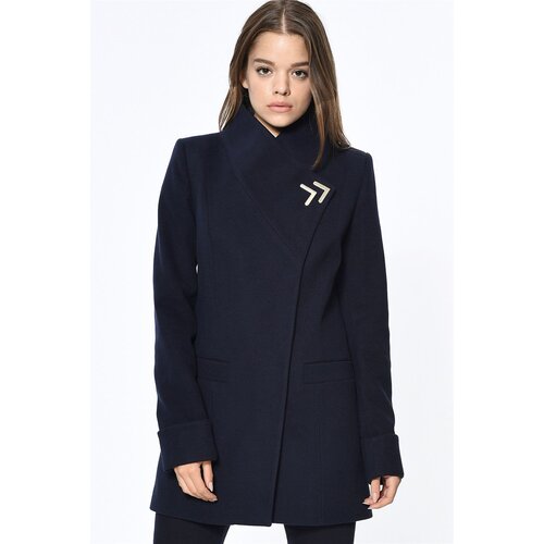 Dewberry Z6634 WOMEN'S COAT-NAVY BLUE Cene