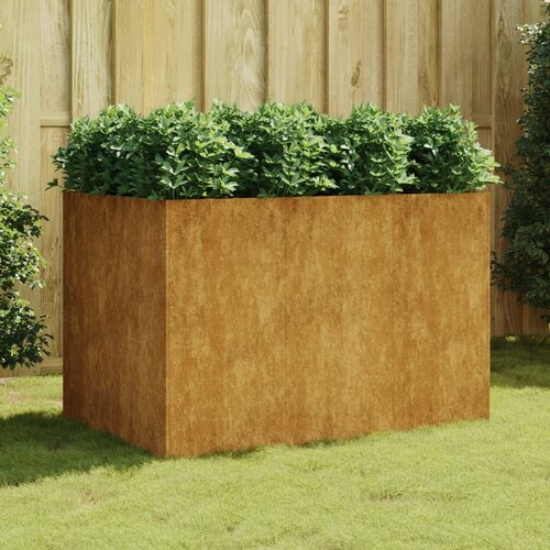vidaXL Povišena vrtna gredica 120 x 80 x 80 cm od čelika COR-TEN Cijene