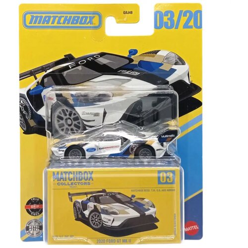 Mattel matchbox kolekcionari: 2020 ford gt mk ii automobil u kutiji 1/64 - Slike