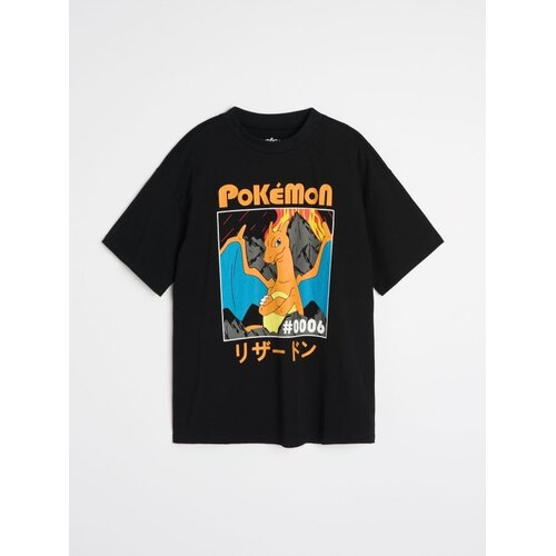 Sinsay Pamučna majica s printom Pokemon Cijene
