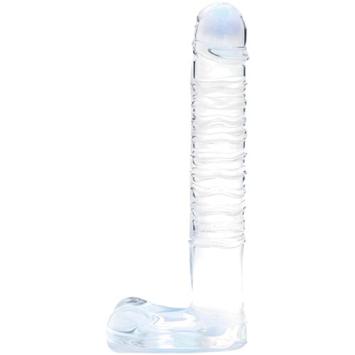Clarity stekleni dildo (prozoren) Cene