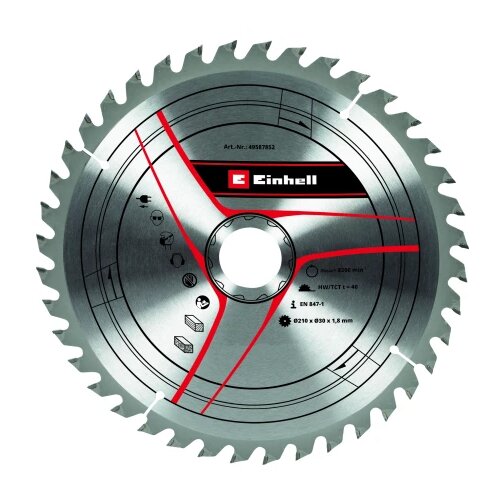 Einhell Rezni list 210 x 30 x 1.8 T40, TCT Slike