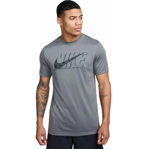 Nike NK DF TEE RLGD CAMO Muška sportska majica, siva, veličina