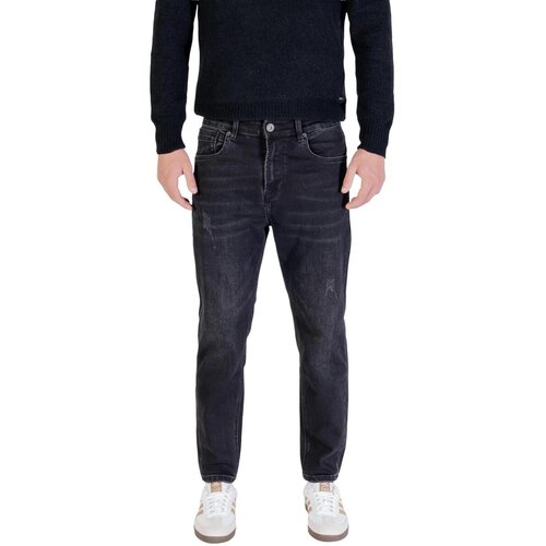 Gianni Lupo Jeans straight MIKE95 CARROT FIT GL6382Q Črna Slike
