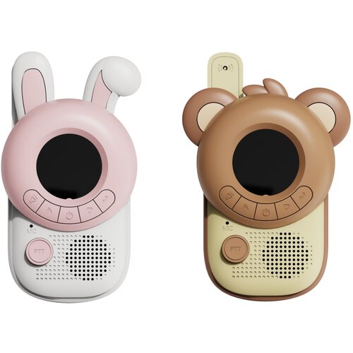 The Zoofamily Otro&scaron;ki voki-toki Zoo Walkie Talkie - zajček - medved Cene