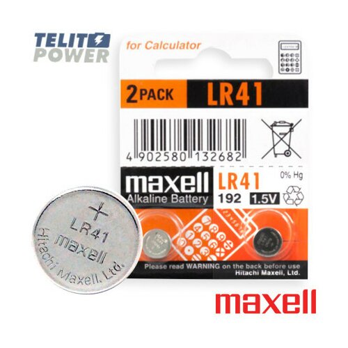 Maxell alkalna baterija 1.5V LR41 ( 2516 ) Cene