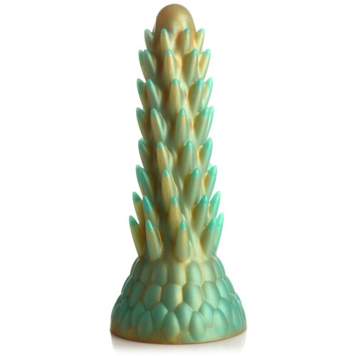 Creature Cocks Stegosaurus Spiky Reptile Dildo - Green Slike