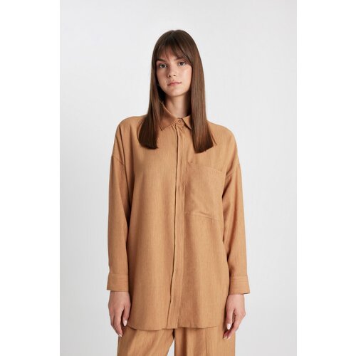 Defacto relax Fit Crinkle Fabric Long Sleeve Tunic Slike
