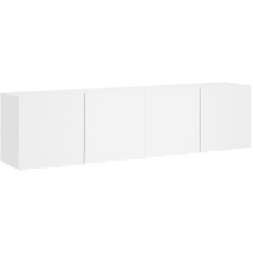 VidaXL Stenske TV omarice 2 kosa bela 80x30x41 cm, (21012159) Slike
