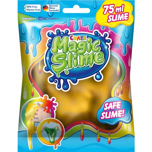 Craze Magic Slime barvna sluz Gold 75 ml