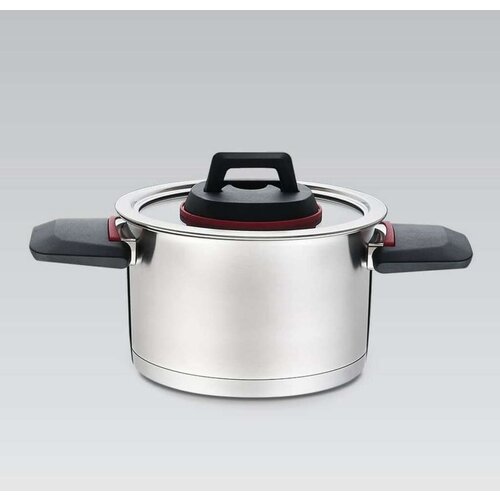  Lonac s Poklopcem Feel Maestro MR-3530-22 Crno crvena Čelik Nehrđajući Čelik Plastika Ø 22 cm 4 2 L Cijene