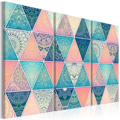  Slika - Oriental Triangles (3 Parts) 90x60 Slike