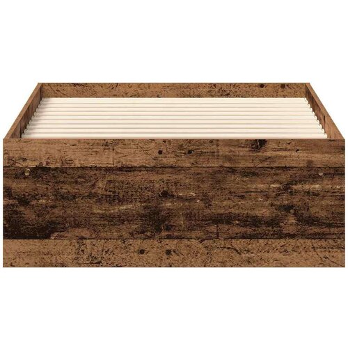 VidaXL okvir kreveta bez madraca staro drvo 100x200 cm Slike