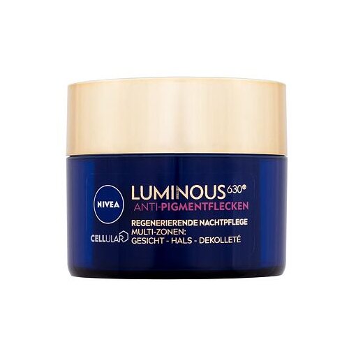 Nivea Cellular Luminous 630 Antispot Night Complexion Repair nočna krema za obraz 50 ml za ženske Slike