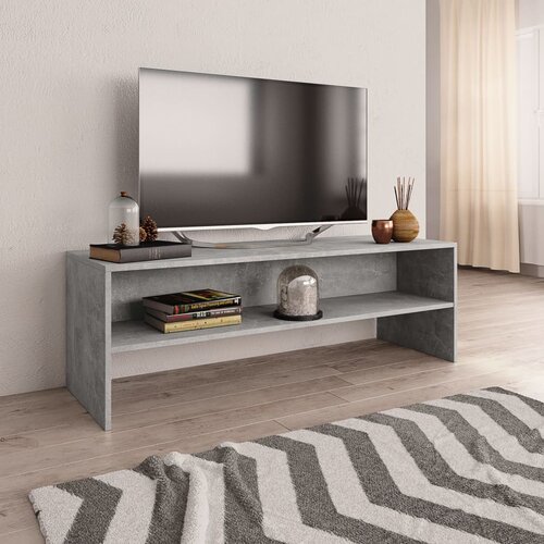 TV ormarić siva boja betona 120 x 40 x 40 cm konstruirano drvo Cijene