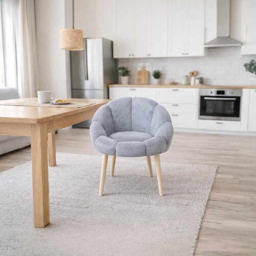 Atelier Del Sofa Papatya - Grey Grey Wing Chair Slike