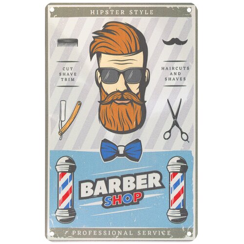 Shumee Barber okrasna tabla B057, (21399477) Slike