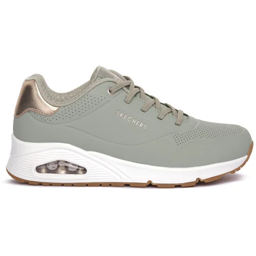 Skechers Modne superge SAGE UNO SHIMMER AWAY Zelena