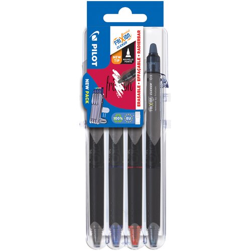 Pilot roler FRIXION POINT CLICKER Set2Go, etui za 4 &amp;scaron;t, (21655519) Slike
