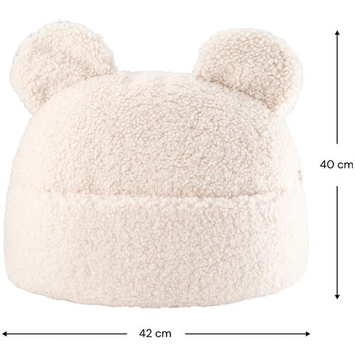Wigiwama Kremno bela otro&amp;scaron;ka sedežna blazina boucl&amp;eacute; Teddy Pouch &amp;ndash; Slike