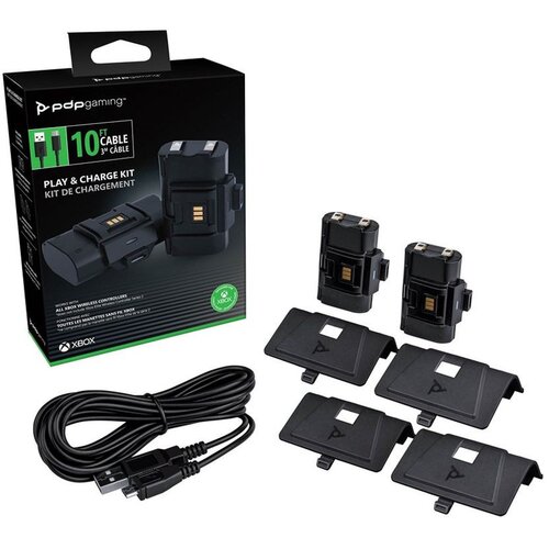 Pdp xbox one play & charge kit black - Cene