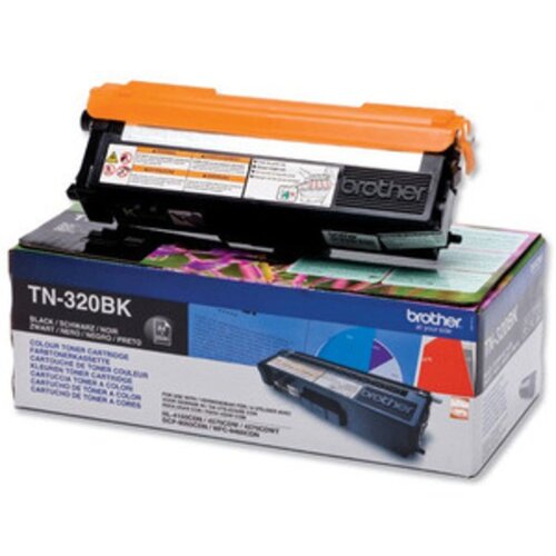Brother TN-320 toner cartridge black standard capacity 2.500 pages 1-pack Slike