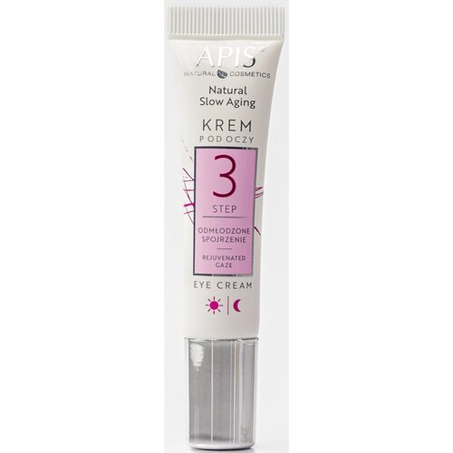 Apis Natural Cosmetics Slow Aging Step 3 krema za pomlađivanje i posvjetljivanje područja oko očiju 15 ml Cijene
