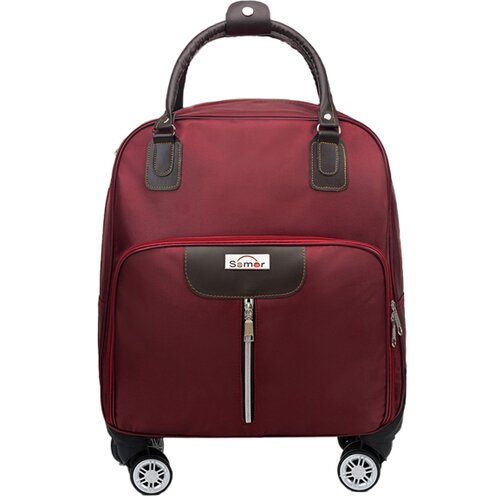INF Ročna torba Kovček na kolesih DarkRed, (21550062) Cene