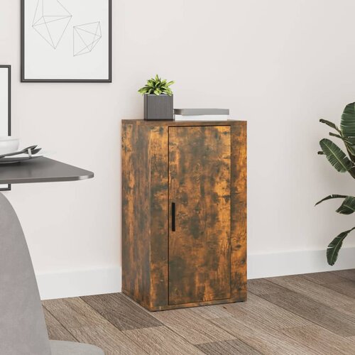 VidaXL Komoda boja dimljenog hrasta 40 x 33 x 70 cm konstruirano drvo Slike