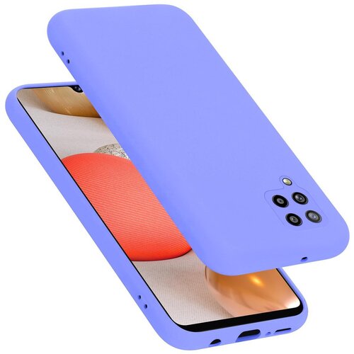 Cadorabo Ohi&amp;scaron;je, združljiv s Samsungom v tekoči lahki vijolični barvi - za&amp;scaron;čitni pokrov iz fleksibilnega silikona TPU, (20584325) Slike