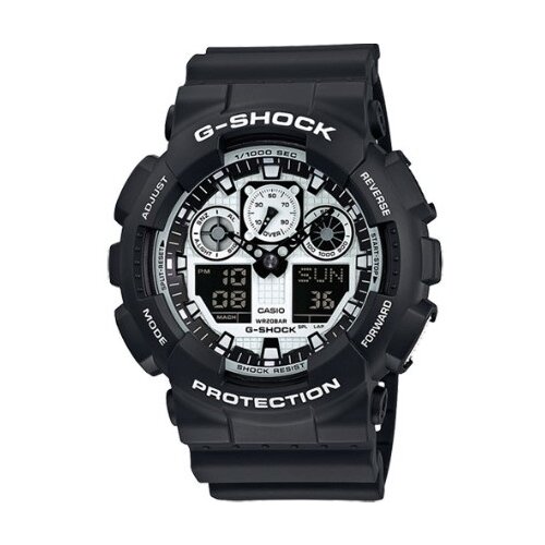 Casio mo&amp;scaron;ka ročna ura G-SHOCK GA-100BW-1A Slike