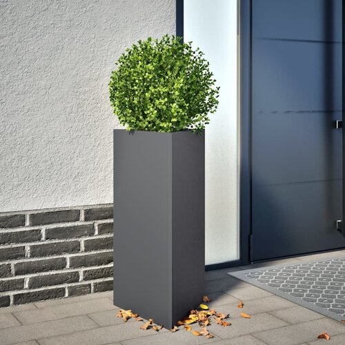  Vrtna sadilica antracit trokutasta 40 x 34,5 x 75 cm čelična Cijene