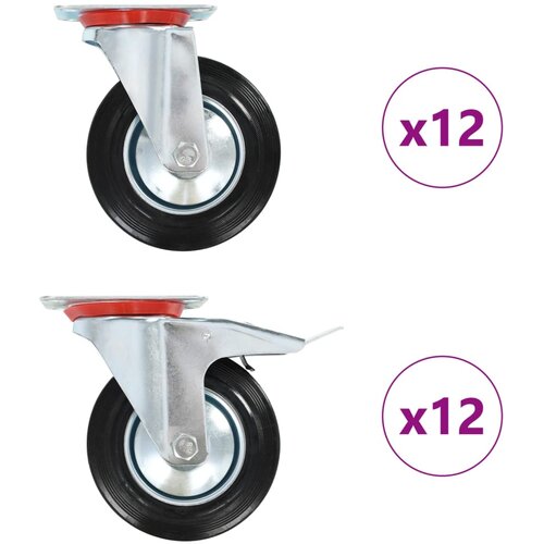  Okretni kotačići 24 kom 160 mm Slike