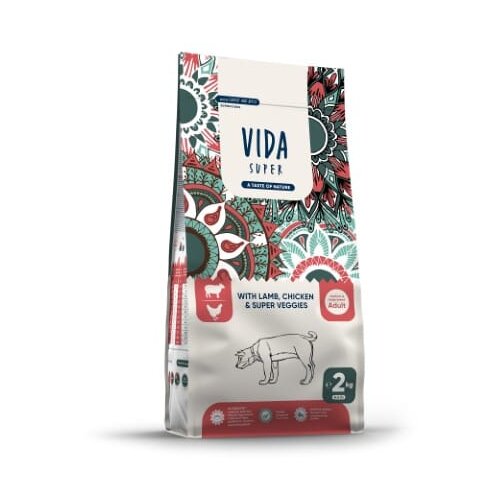Craftia vida super with lamb, chicken &amp;amp; super veggies adult dog medium &amp;amp; large breed - 2 kg Slike