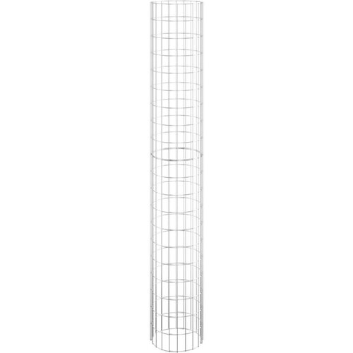 VidaXL Kružne gabionske gredice 3 kom pocinčani čelik &amp;Oslash; 30 x 200 cm Slike