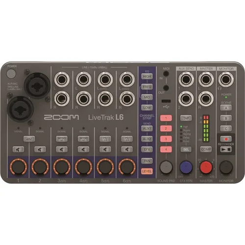 Zoom LiveTrak L-6 Multitrack kompakten studio