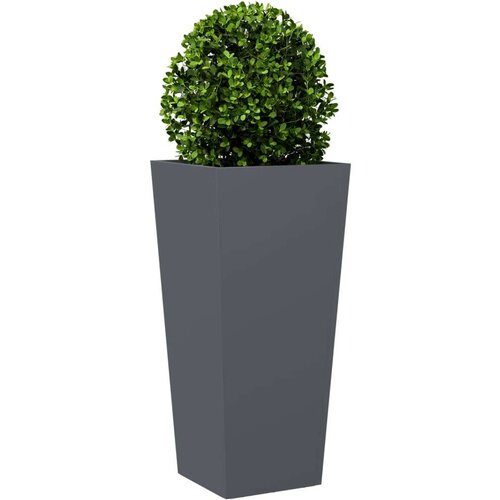 VidaXL Vrtne sadilice 2 kom antracit 35x35x75 cm čelične Slike