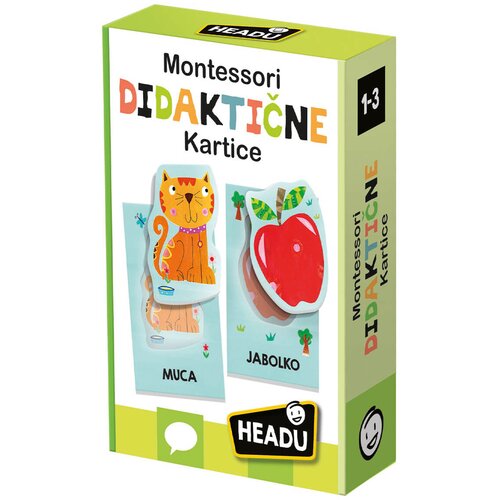 Headu montessori didaktične kartice Cene