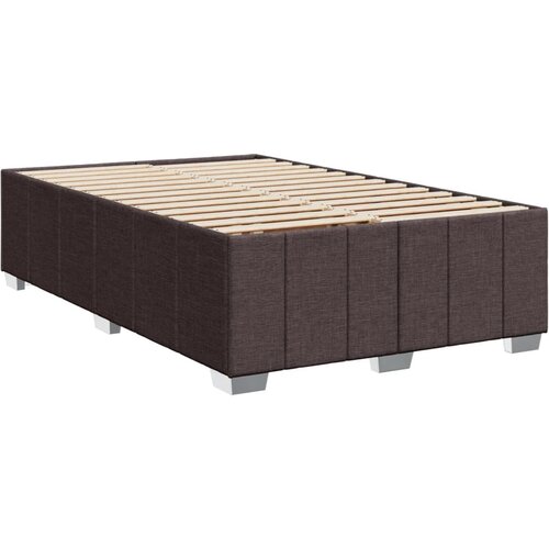  Krevet box spring s madracem tamnosmeđi 120 x 190 cm od tkanine Slike