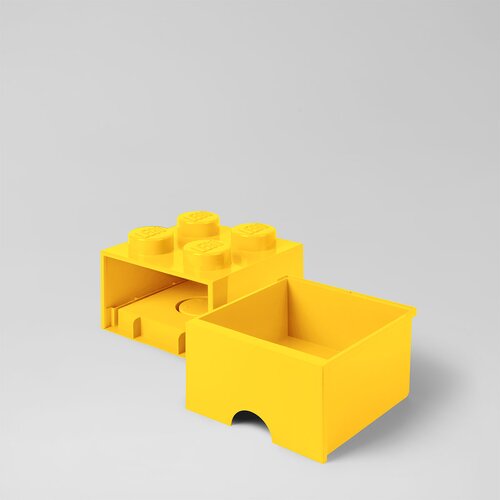 Lego kocka s ladicom za pospremanje 4 yellow Slike