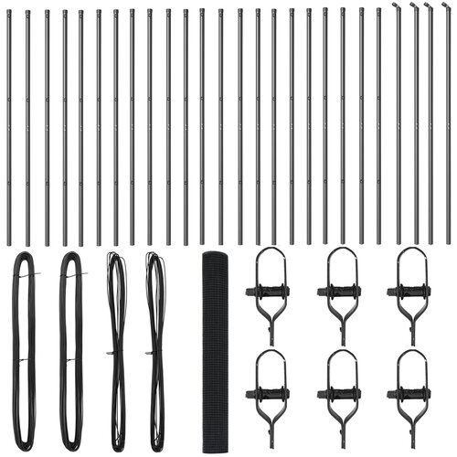 vidaXL Zavarena Ograja s 13 Stupova Siva 1.2x50 m Čelik Cijene