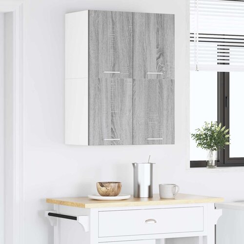  ormarić 2 pcs Siva Sonoma i bijela 60 x 31 x 40 cm Slike