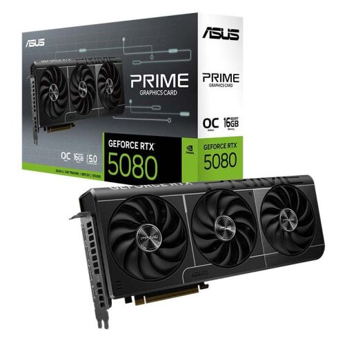 Asus Grafička kartica Prime GeForce RTX 5080 OC, 16GB GDDR7, PCI-E 5.0 PRIME-RTX5080-O16G Cijene